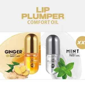 2 LIP GLOSS RIMPOLANTE LABBRA GINGER \ MENTA