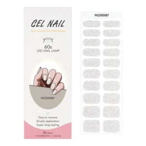 GEL NAIL STRISCE SEMIPERMANENTE FULL WRAPS 087