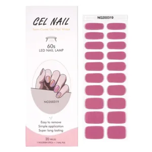 GEL NAIL STRISCE SEMIPERMANENTE FULL WRAPS 319