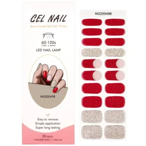 GEL NAIL STRISCE SEMIPERMANENTE FULL WRAPS 498