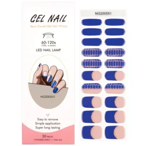GEL NAIL STRISCE SEMIPERMANENTE FULL WRAPS 551