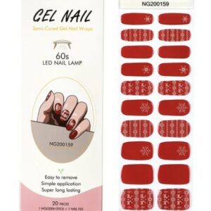 GEL NAIL STRISCE SEMIPERMANENTE FULL WRAPS 159