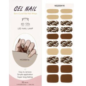 GEL NAIL STRISCE SEMIPERMANENTE FULL WRAPS 416