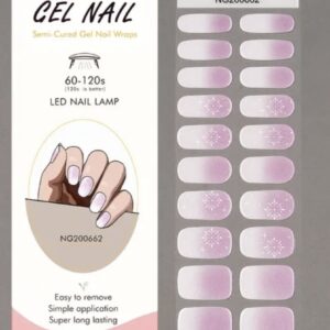 GEL NAIL STRISCE SEMIPERMANENTE FULL WRAPS 662